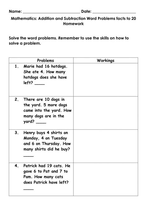 addition subtraction word problems worksheets|Addition & subtraction word problems .